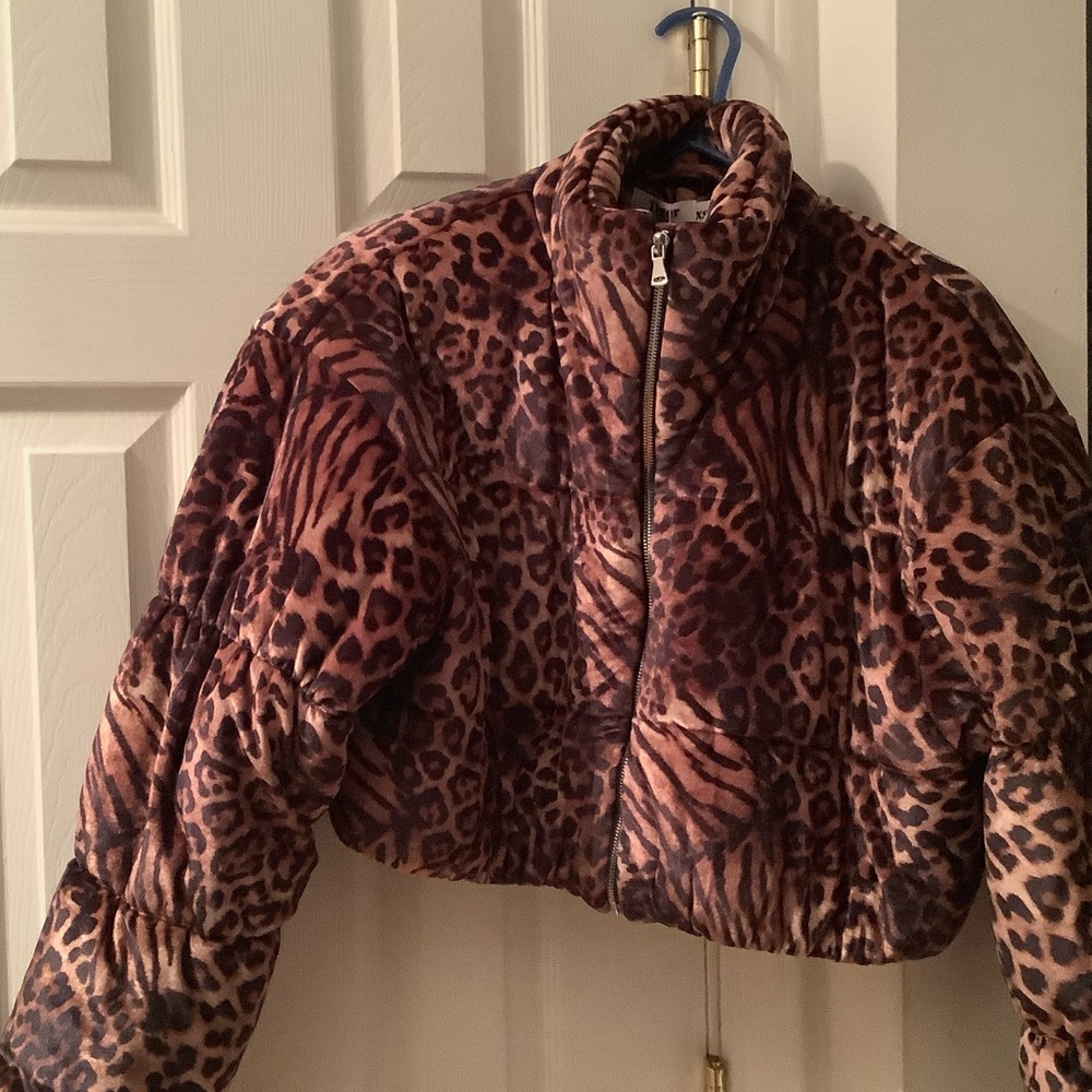 Women’s Tiger Cropped Bomber Coat